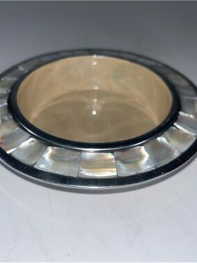 Mother-of-Pearl Wine Coaster Julia Knight 6.5”